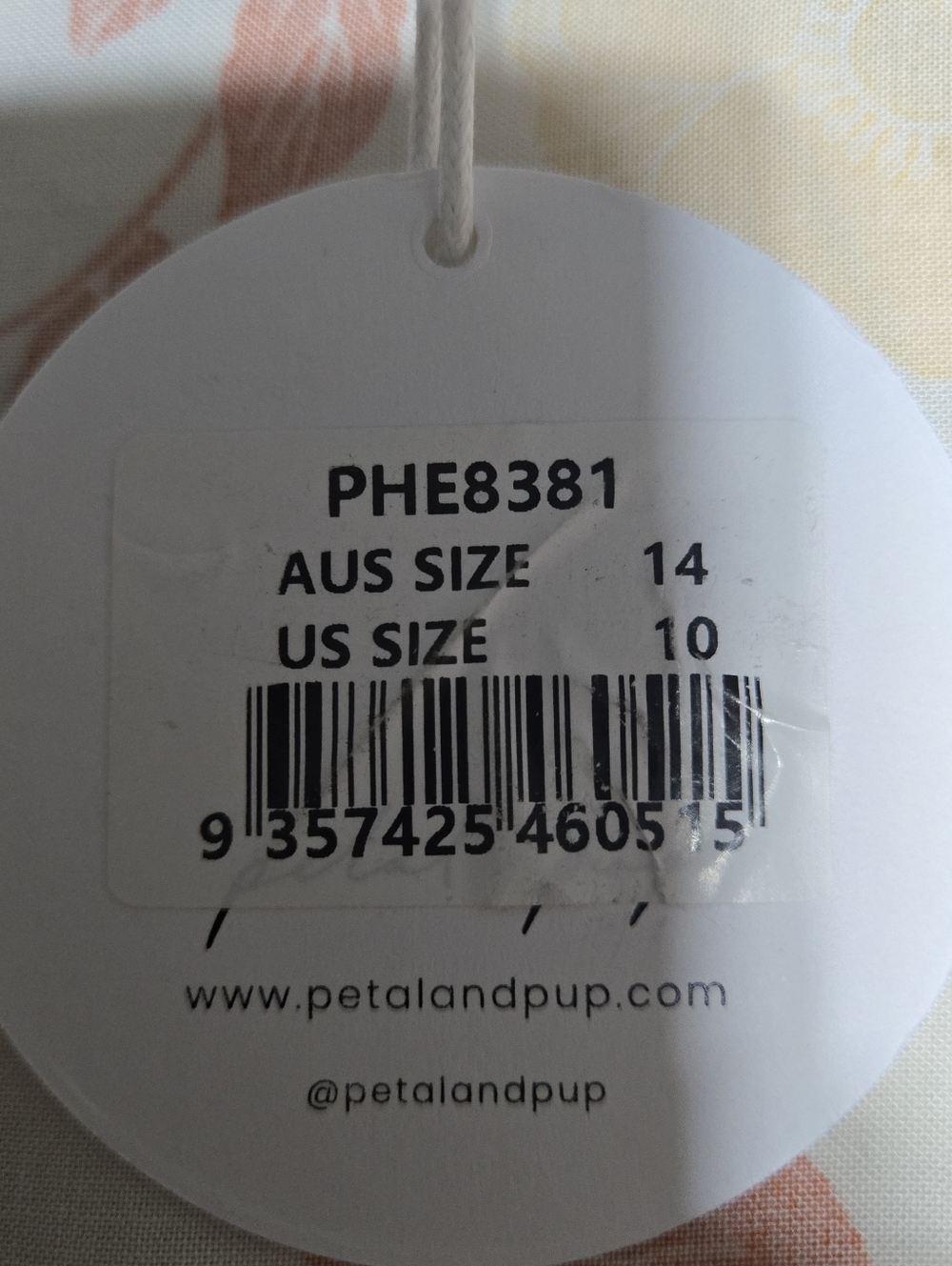 Petal & Pup Size 10 Sunny Orange Floral Dress, Tie Waist & Tiered Bottom. NWT - Picture 3 of 12